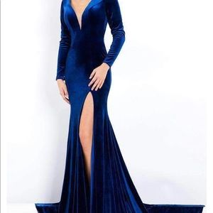 Rachel Allan Velvet Dress